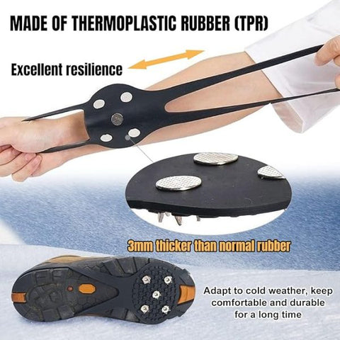 1 Pair Universal Non-slip Gripper Spikes | Crampons
