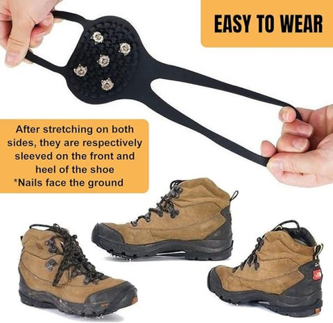 1 Pair Universal Non-slip Gripper Spikes | Crampons