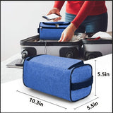 Toiletry Organizer Shaving Kit Travel Bag - Blue