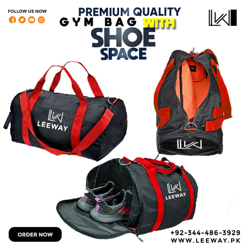 Premium Quality Gym Bag with Shoe Compartment