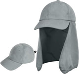 Sun Protection with Foldable Neck Flap P-Cap