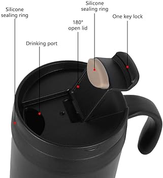 Coffee Mug With Handle 850ml Insulated Stainless Steel Coffee Travel Mug