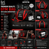 Premium Gym Bag with Shoe Compartment