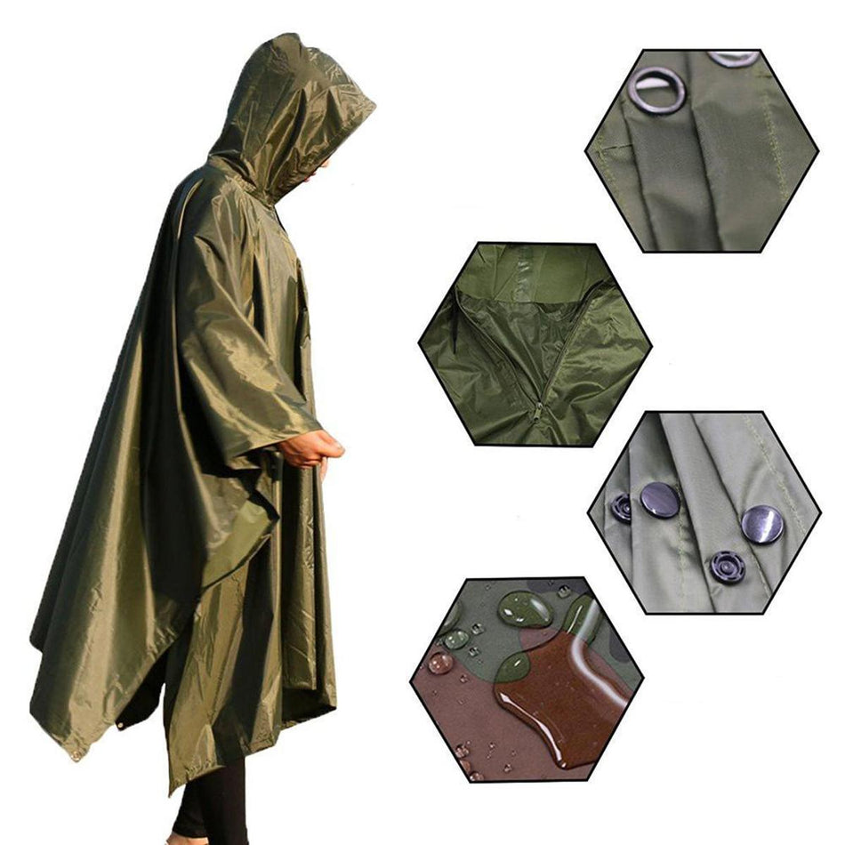 Waterproof Rain Poncho LEEWAY.PK leeway.pk