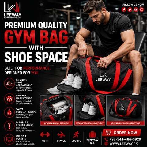 Premium Gym Bag with Shoe Compartment