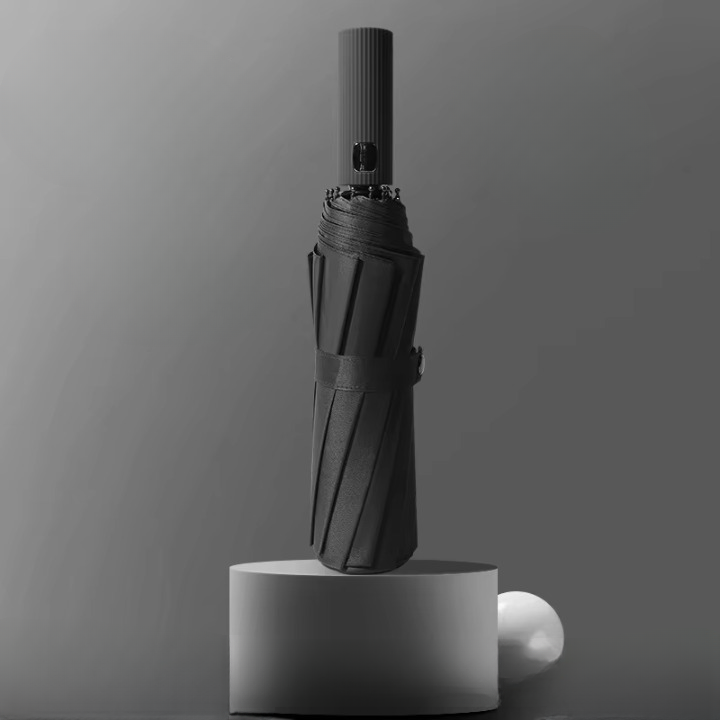 Compact Travel Umbrella with Windproof Design