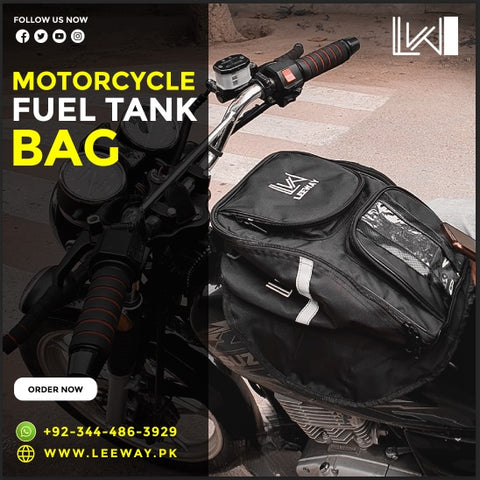 Motorcycle Fuel Tank Bag Waterproof Backpack with Rain Cover
