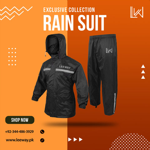 Waterproof & Windproof Fully taped Rain Suit