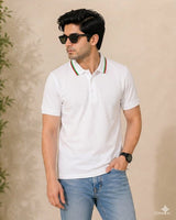 Leeway Premium Contrast Collar Polo Shirt – Slim Fit Summer Essential