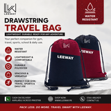 Drawstring Travel Bag | Lightweight Gym, Sports & Travel Backpack