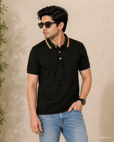 Leeway Premium Contrast Collar Polo Shirt – Slim Fit Summer Essential