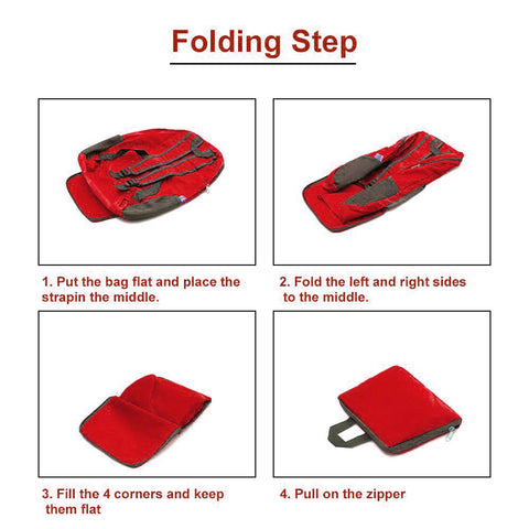 Foldable Backpack Bag - 25 Liters - Ideal for Travel and Outdoor Adventures