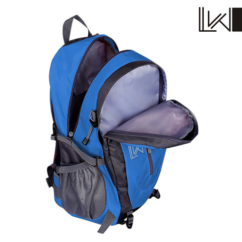 50-L Travel Hiking Backpack - Blue