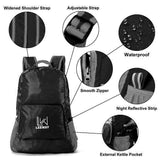 Foldable Backpack Bag - 25 Liters - Ideal for Travel and Outdoor Adventures
