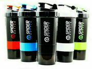 Protein Shaker Bottle 3 in 1 with Storage Compartment