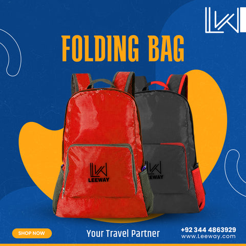 Foldable Backpack Bag - 25 Liters - Ideal for Travel and Outdoor Adventures
