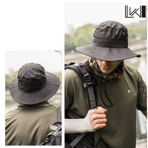 Round Hat for Travelling - Black