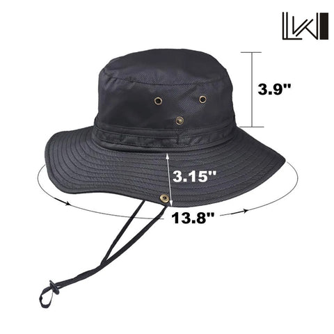 Round Hat for Travelling - Black