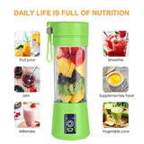 6 Blade Mini Portable USB Juicer Blender