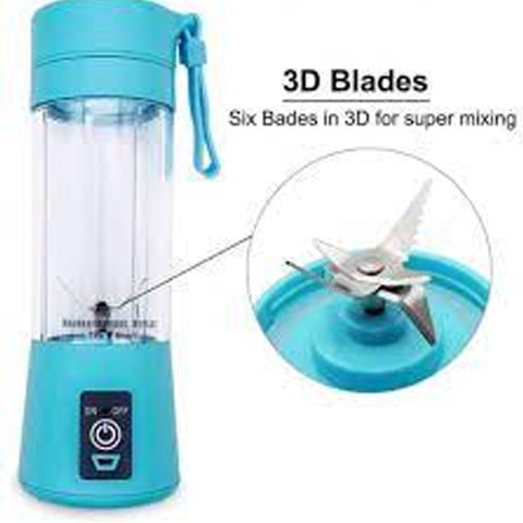 6 Blade Mini Portable USB Juicer Blender