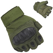 Half Finger Tactical Gloves - Green