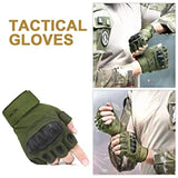 Half Finger Tactical Gloves - Green