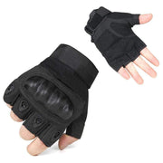 Half Finger Tactical Gloves - Black