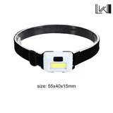 Headlamp Flashlight 10W COB Waterproof